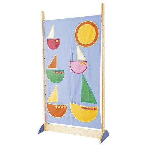 Illustration de : Claustra toile - voilier