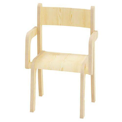 Illustration de : Chaise Emmi avec accoudoirs T0