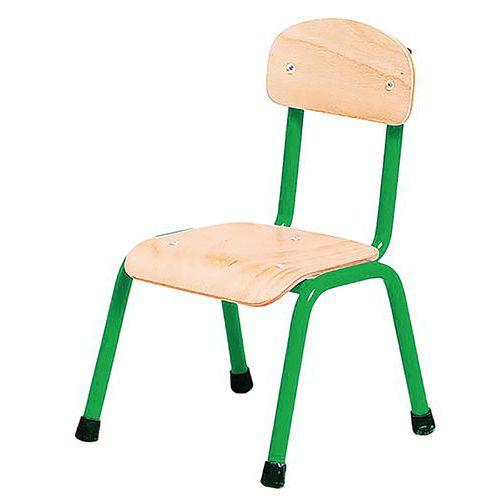 Chaise Karolek T0 bouleau/vert thumbnail image 1