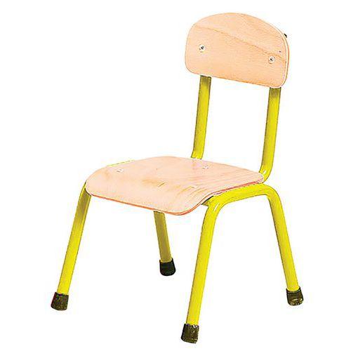 Chaise Karolek T0 bouleau/jaune thumbnail image 1