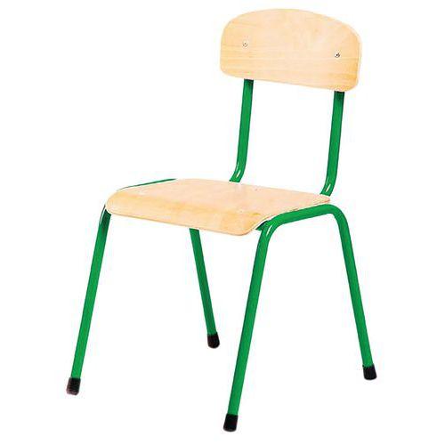 Illustration de : Chaise Karolek en Contreplaqué