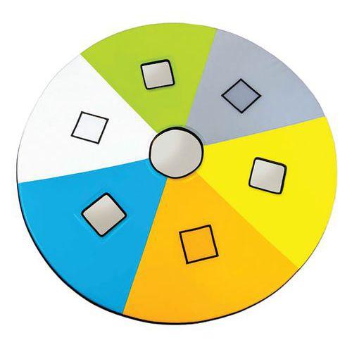 Matelas rond avec poches et miroirs thumbnail image 1
