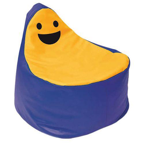 Illustration de : Pouf smiley