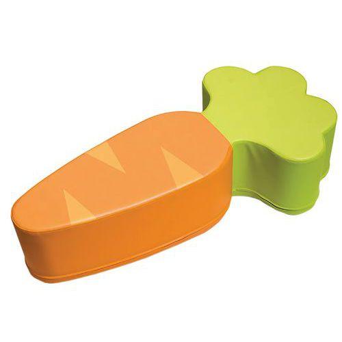 Illustration de : Pouf carotte