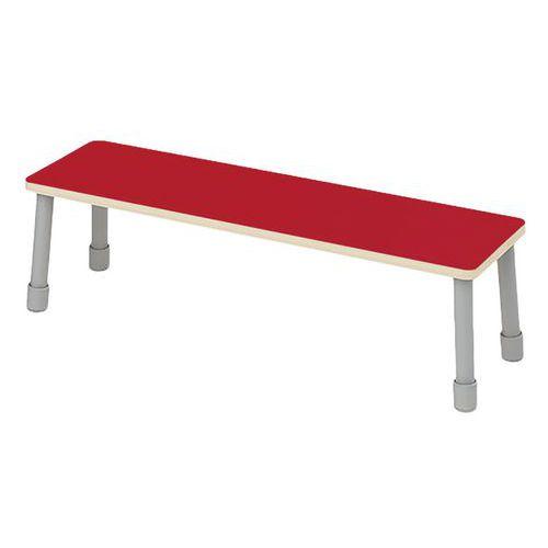 Banc 120 cm - rouge thumbnail image 1