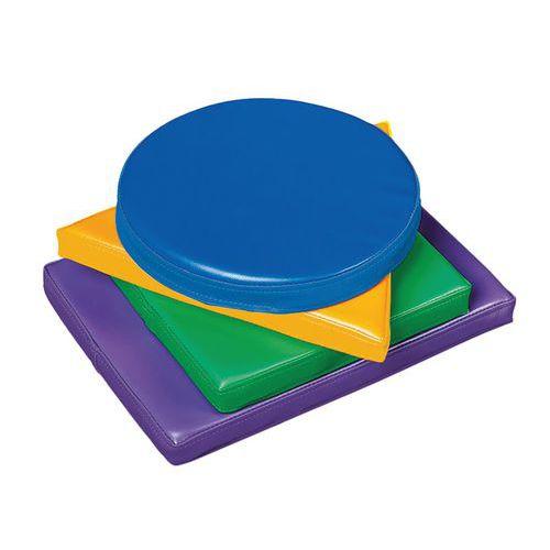 Illustration de : Ensemble de 4 figures géométriques