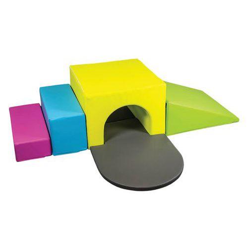 Illustration de : Modules mousse - tunnel