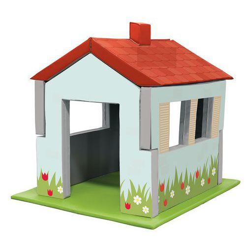 Illustration de : Maison mousse de 7 éléments