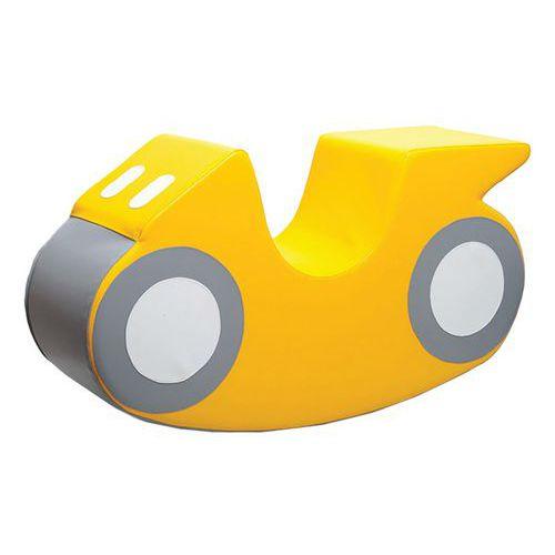 Illustration de : Bascule en mousse - moto