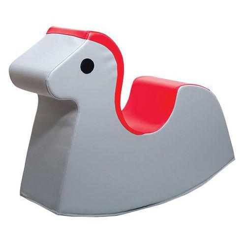 Illustration de : Bascule en mousse - poney