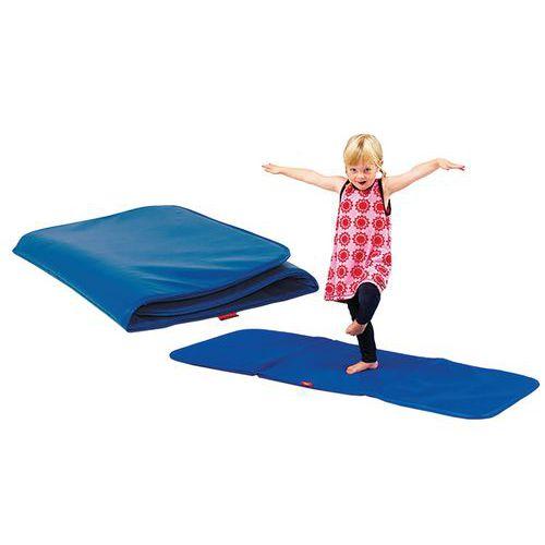 Illustration de : Tapis de gymnastique pliable