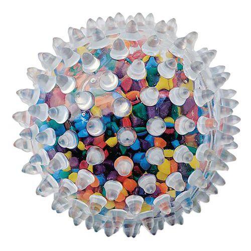 Illustration de : Balle sensorielle avec perles et inserts