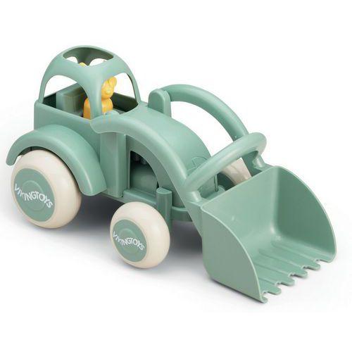 Illustration de : Bulldozer et personnage - Viking Toys