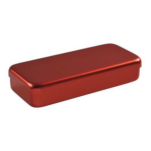 Boite aluminium 17 x 7 x 3 cm rouge thumbnail image 1