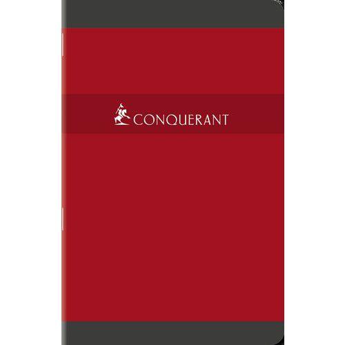 Illustration de : Carnet piqué 96 pages 11x17cm quadrillage 5x5 papier 70g - Conquerant