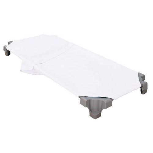 Drap sac de couchage blanc pour couchette maternelle thumbnail image 1