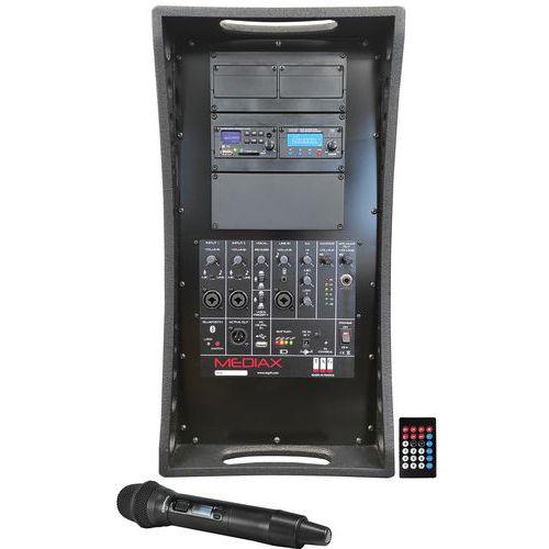 Sono Mediax 250W + récepteur/micro main + lecteur enregistreur USB/SD - Tag thumbnail image 1