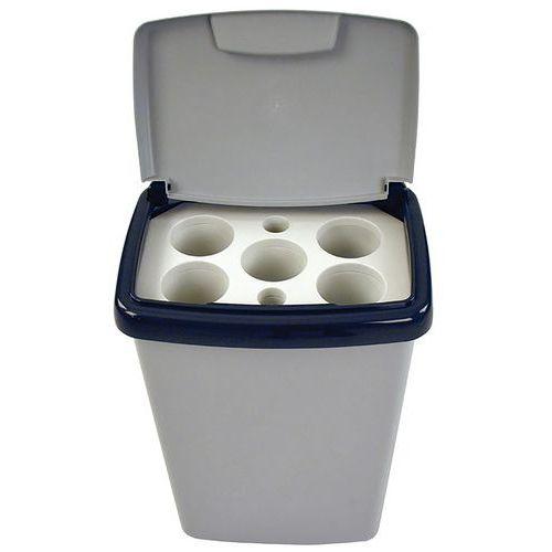 Collecteur de gobelet gris - 5 trous - 50 L thumbnail image 1