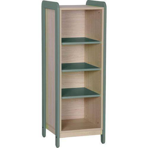 Meuble colonnes + niches Lili 1 col/4cases Ht 137 cm kaki thumbnail image 1