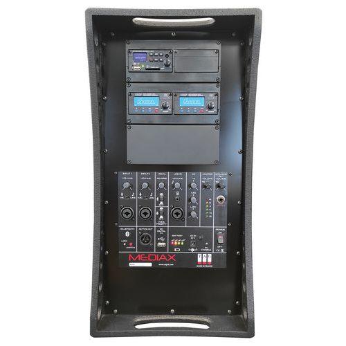 Illustration de : Enceinte amplifiée Mediax multifonction sans fil sans trolley- Tag