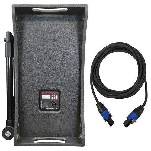 Sono Mediax passif 250W + trolley + cordon - Tag thumbnail image 1