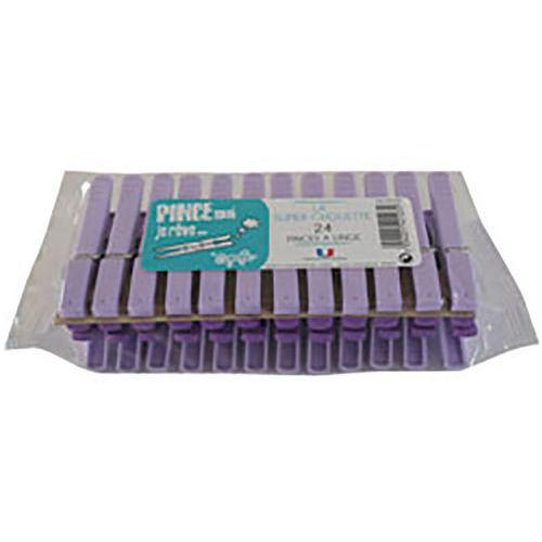 Illustration de : Pinces à linge solides x24 - Copefa