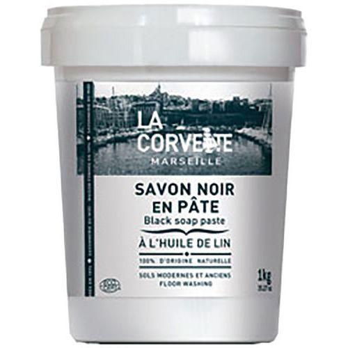 Illustration de : Savon noir pâte - La corvette