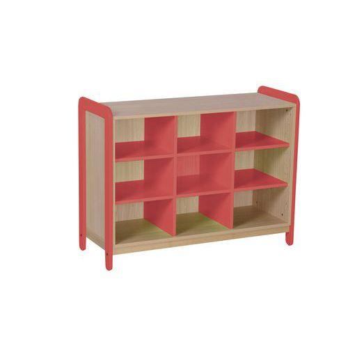 Illustration de : Meuble 3 colonnes + 9 niches Lili