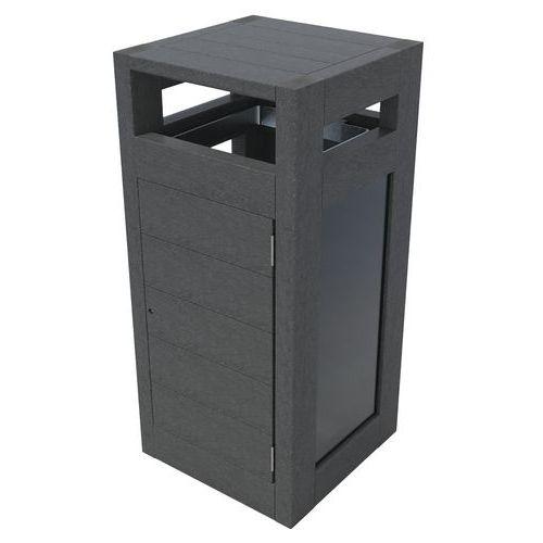 Poubelle Canopée vigipirate 130 L porte sac Espace Urbain thumbnail image 1