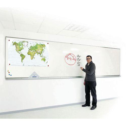 Tableau blanc Horizon 120x400 spécial vidéoprojecteur - e3 - 2 éléments H120xL200cm thumbnail image 1