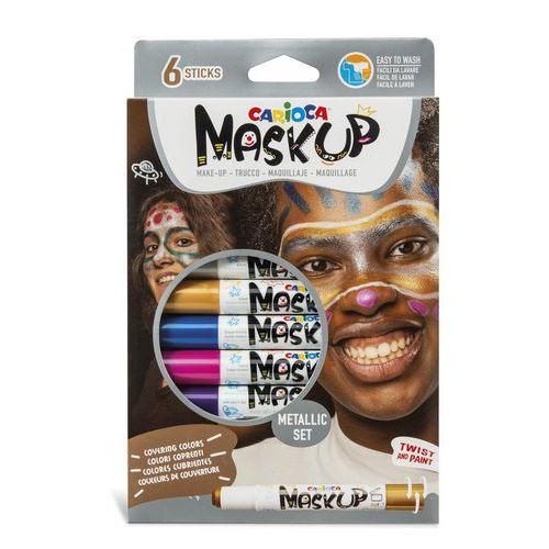 Etui 6 sticks peinture visage métallique Maskup thumbnail image 1