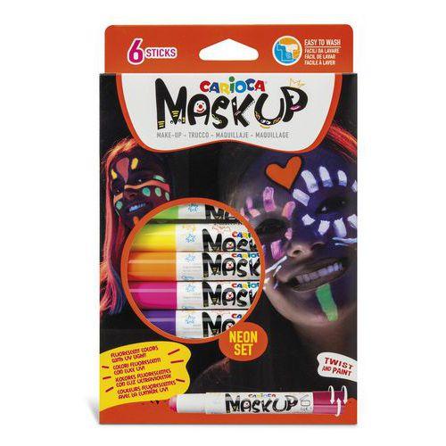 Etui 6 sticks peinture visage néon Maskup thumbnail image 1