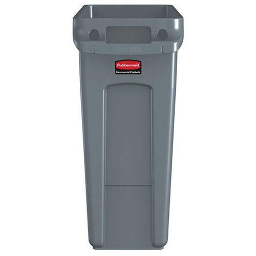 Collecteur Slim Jim® avec conduits d'aération 60 L gris - Rubbermaid thumbnail image 1