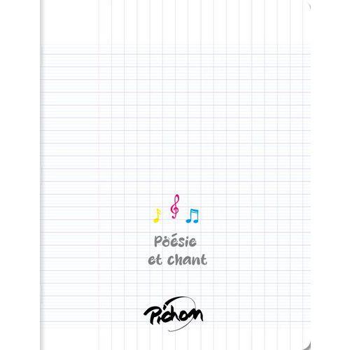 Cahier poésie PP 17x22 cm 48 pages seyes + uni 70g/90g thumbnail image 1