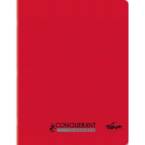 Cahier polypropylène 90g 96 pages seyes 17x22 cm  - rouge thumbnail image 1