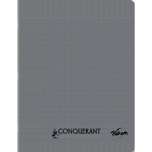 Cahier polypropylène 90g 96 pages seyes 17x22 cm - gris thumbnail image 1