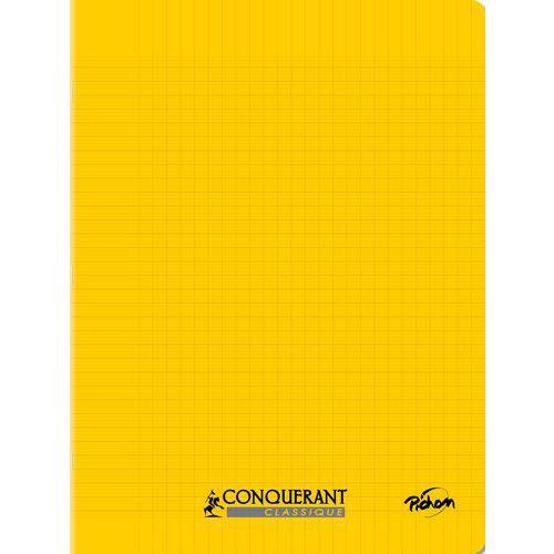 Cahier polypropylène 96 pages 90g seyes 24x32 cm  - jaune thumbnail image 1