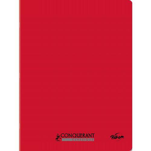 Cahier polypropylène 96 pages 90g seyes 24x32 cm - rouge thumbnail image 1