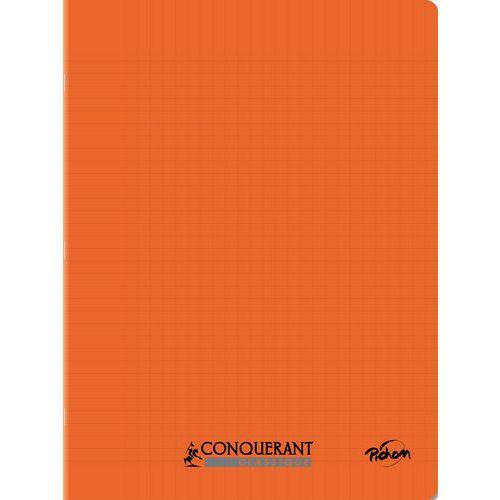 Cahier polypropylène 90g 96 pages seyes 24x32 cm - orange thumbnail image 1