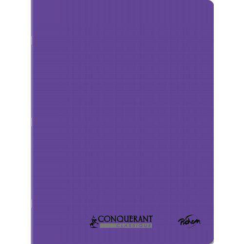 Cahier polypropylène 90g 96 pages seyes 24x32 cm - violet thumbnail image 1