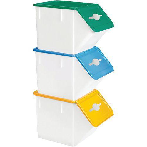 Bac tri selectif - 40L - GILAC (Lot de 3) thumbnail image 1