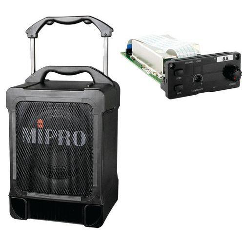 Pack sono portable MA707PAD CD/MP3/BT + récepteur - MIPRO thumbnail image 1