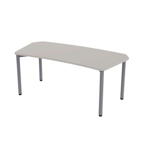 Table Géométra incurvée 126x64,5 cm - Manutan Expert thumbnail image 1
