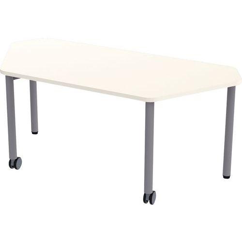Table mobile Géométra grand trapèze 60° 124x60,5 cm - Manutan Expert thumbnail image 1