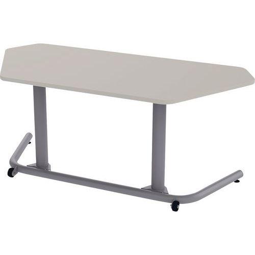 Table mobile Nomade rabattable grand trapèze 60° - Manutan Expert thumbnail image 1