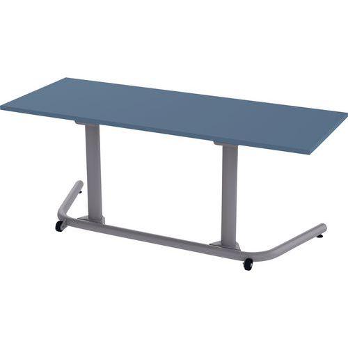 Table mobile Nomade rectangulaire 130x50 cm - Manutan Expert thumbnail image 1