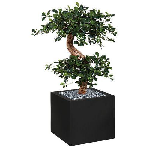 Illustration de : Bac bas métal O'CARRE sur patins Bonzaî