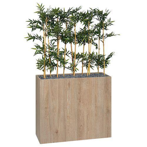 Jardinière bois BOSCO mobile Bambous thumbnail image 1