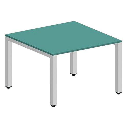 Table basse LOKI 60x60 Turquoise/Blanc thumbnail image 1