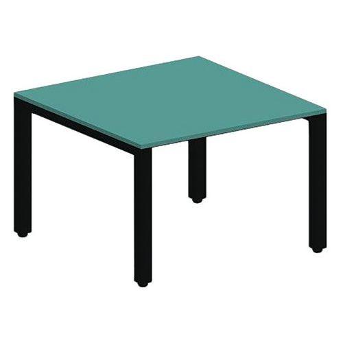 Table basse LOKI 60x60 Turquoise/Noir thumbnail image 1